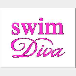 Swim Diva Posters and Art